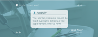 Dental Appointment Reminder Facebook cover Image Preview