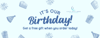 Business Birthday Promo Facebook Cover Design