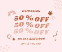 Discount on Salon Services Facebook post Image Preview