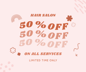 Discount on Salon Services Facebook post Image Preview