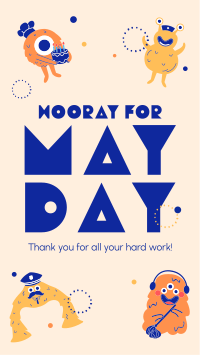 Hooray May Day Instagram story Image Preview