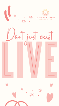 Live Your Life Instagram Story Design