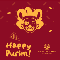 Purim Day Linkedin Post Image Preview