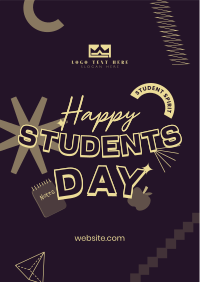 Happy Students Day Flyer Image Preview