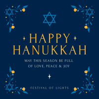 Hanukkah Festival Instagram post Image Preview