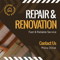 Repair & Renovation Instagram post Image Preview