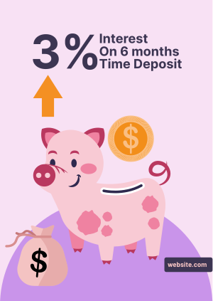 Piggy Time Deposit Poster Image Preview