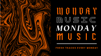 Marble Music Monday Facebook Event Cover Design