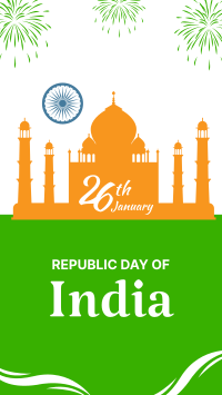 Indian Republic Day Landmark Instagram story Image Preview