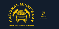 Miners Day Celebration Twitter post Image Preview