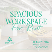 Spacious Space Rental Instagram post Image Preview