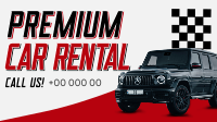 Premium Car Rental Facebook event cover Image Preview