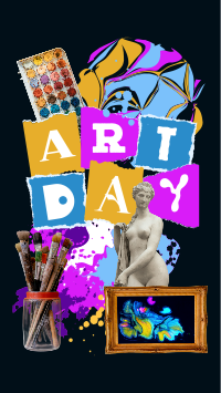 Art Day Collage TikTok video Image Preview