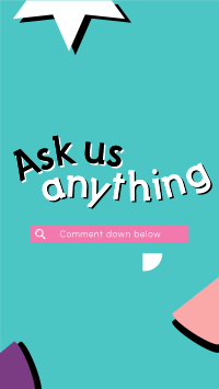 What Would You Like to Ask? Instagram Reel Design