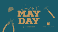 Happy May Day Facebook Event Cover Design