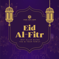 Eid Al-Fitr Celebration Linkedin Post Image Preview