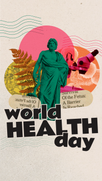 World Health Day Collage Facebook Story Design