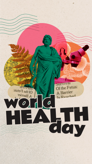 World Health Day Collage Facebook story Image Preview