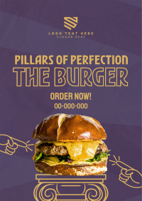 Pillars Of Flavor Burger Poster Preview