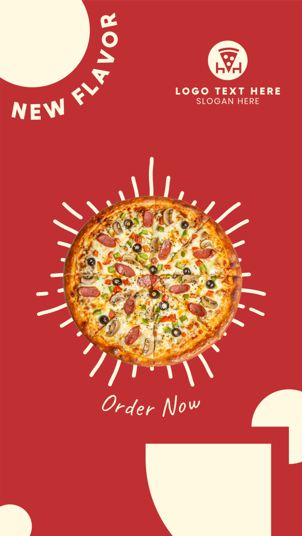 Delicious Pizza Promotion Facebook Story Design Image Preview