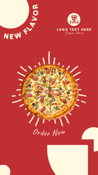 Delicious Pizza Promotion Facebook story