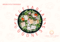 Vegan Goodness Postcard Image Preview