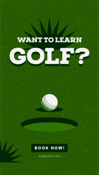 Golf Coach Facebook Story Design