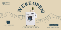 Laundry Washer Twitter post Image Preview