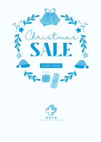 Christmas Wreath Sale Poster Image Preview