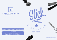 Slick Lifestyle Postcard Design