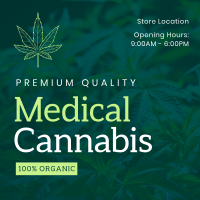 Medical Cannabis Instagram Post Design