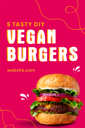 Vegan Burger Buns  Pinterest Pin Image Preview