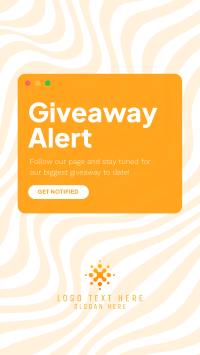Giveaway Alert Facebook Story Design