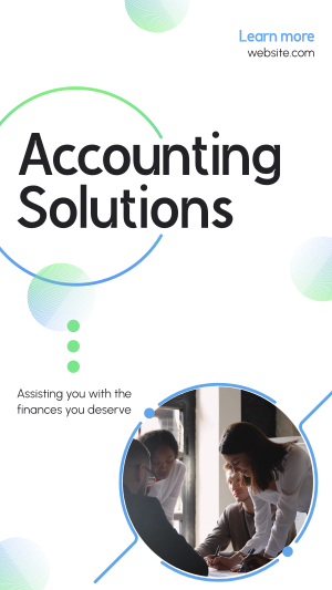 Business Accounting Solutions Instagram story Image Preview