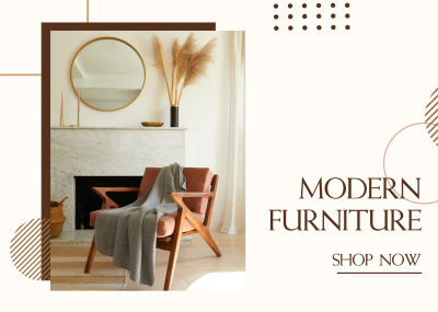 Modern Furniture Postcard Image Preview