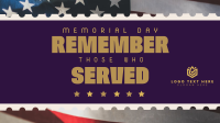 Remember Memorial Day Facebook event cover Image Preview