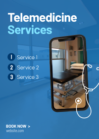 Telemedicine Services Poster Image Preview