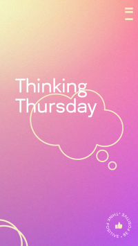 Thursday Cloud Thinking  Instagram story Image Preview