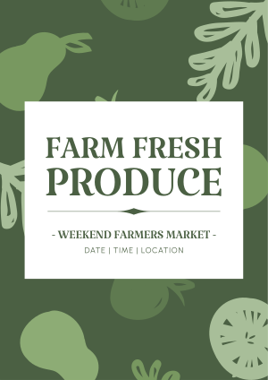 Farm Fresh Produce Flyer Image Preview