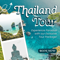 Thailand Tour Package Instagram Post Design