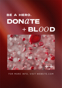 Modern Blood Donation Flyer Image Preview
