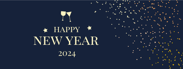 Gold New Year 2022 Facebook Cover Design Image Preview