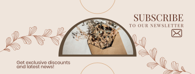 Dried Flowers Newsletter Facebook cover