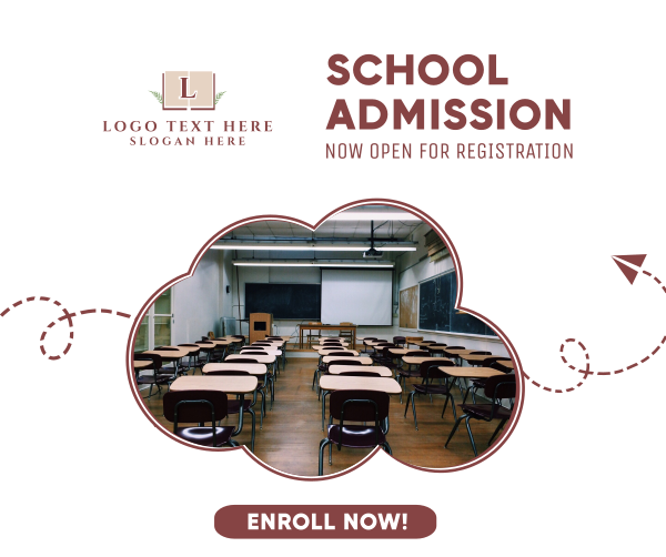 School Admission Ongoing Facebook Post Design Image Preview