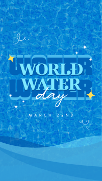 Quirky World Water Day Instagram Story Design