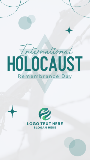 Holocaust Memorial Day Facebook story Image Preview
