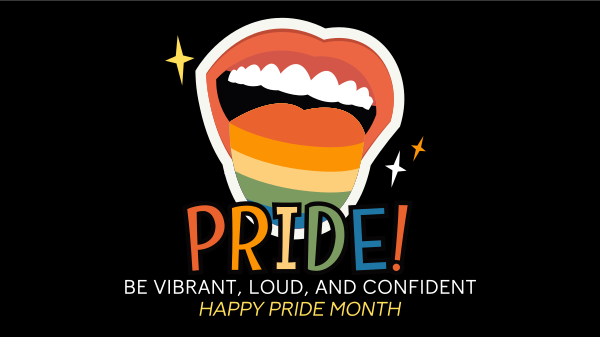 Say Pride Celebration Facebook Event Cover Design Image Preview