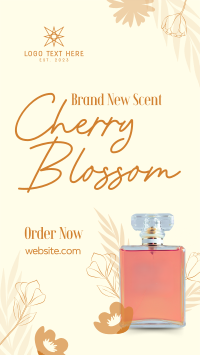 Elegant Flowery Perfume Instagram Reel Design