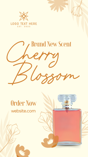 Elegant Flowery Perfume Instagram Reel Image Preview