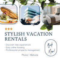Vacation Rental Description Instagram Post Design